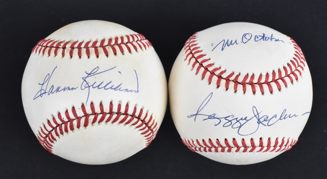 Reggie Jackson & Harmon Killebrew Autographed Baseballs