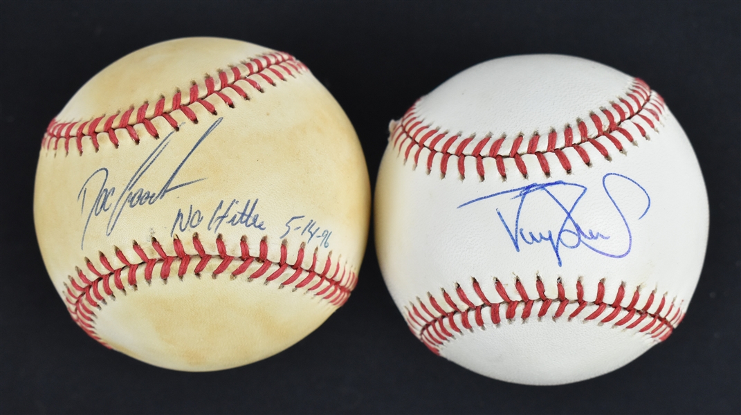 Darryl Strawberry & Doc Gooden Autographed Baseballs