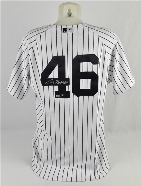 Andy Pettitte Autographed New York Yankees Jersey w/Retirement Logo