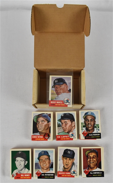 1953 Topps Archives Reprint Set w/Mickey Mantle