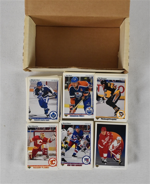 NHL 1990-91 Upper Deck Low Number Series 1-400 Card Set