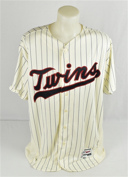Tom Brunansky 2016 Minnesota Twins Game Used "Cream Style" Jersey MLB