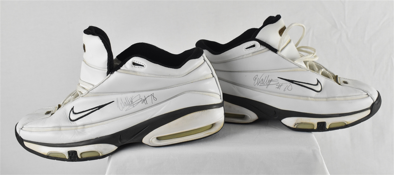 Wally Szczerbiak Minnesota Timberwolves Game Used & Autographed Shoes