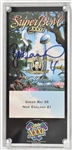 Brett Favre Autographed Super Bowl Ticket