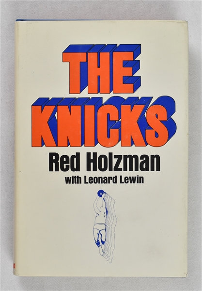 Red Holzman Signed & Inscribed Book to Sid Hartman