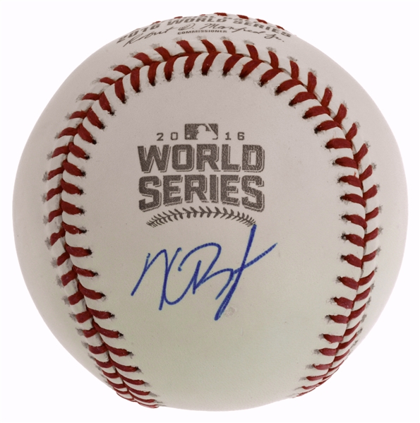 Kris Bryant Autographed 2016 World Series Baseball MLB 