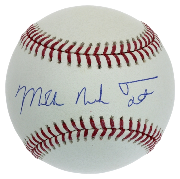 Mike Trout Autographed Full Name Michael Nelson Trout Baseball MLB