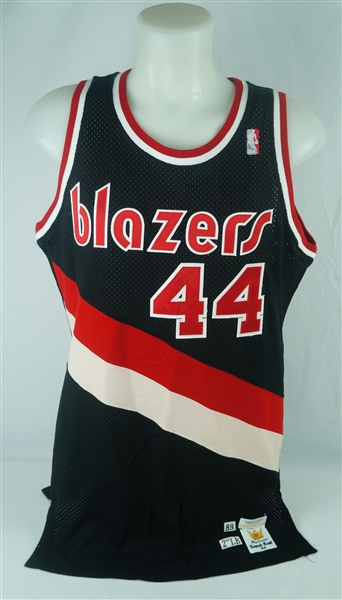 Dražen Petrovic 1989 Game Used Portland Trail Blazers Rookie Jersey w/Dave Miedema LOA