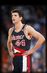 Dražen Petrovic 1989 Game Used Portland Trail Blazers Rookie Jersey w/Dave Miedema LOA