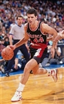 Dražen Petrovic 1989 Game Used Portland Trail Blazers Rookie Jersey w/Dave Miedema LOA