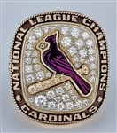 St. Louis Cardinals 2004 World Series National League Champions 14K Gold & Diamond Ring From 105-57 Season