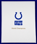 Indianapolis Colts 2006 Super Bowl XLI Championship 10K Gold & Diamond Ring