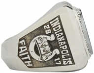 Indianapolis Colts 2006 Super Bowl XLI Championship 10K Gold & Diamond Ring