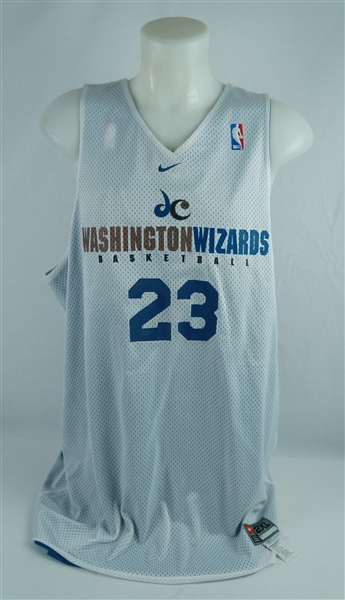 Michael Jordan 2002-03 Washington Wizards Worn Reversible Practice Jersey