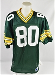 Jackie Harris 1990 Game Issued & Autographed Green Bay Packers Rookie Jersey w/Dave Miedema LOA