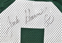 Jackie Harris 1990 Game Issued & Autographed Green Bay Packers Rookie Jersey w/Dave Miedema LOA