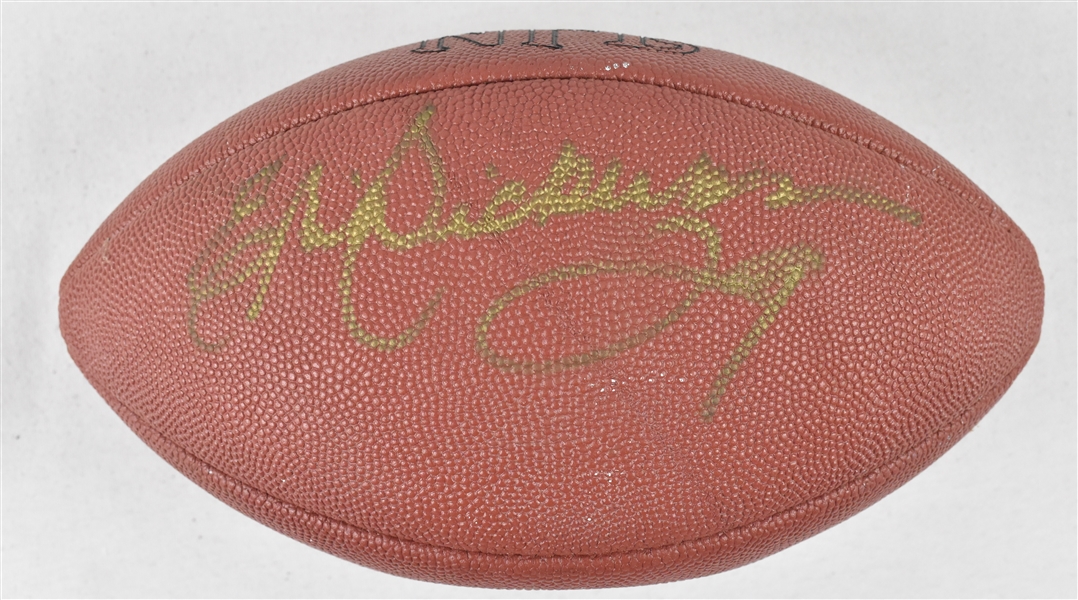 Eric Dickerson Autographed Football 