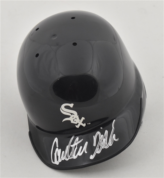 Carlton Fisk Autographed Chicago White Sox Mini Helmet