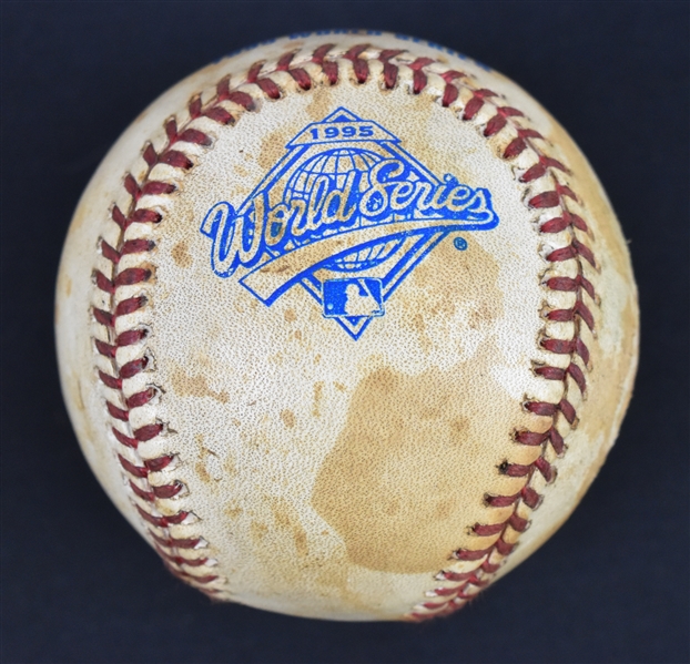 David Justice Game Used HR Baseball Hit in Game 6 of the 1995 World Series Game Played 10-28-1995 w/Braves Provenance