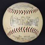 Babe Ruth 1924 Single Signed Game Used & Autographed Home Run Baseball w/Provenance