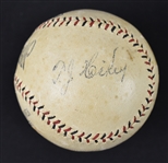 Babe Ruth 1924 Single Signed Game Used & Autographed Home Run Baseball w/Provenance