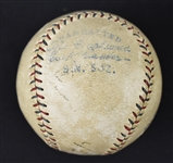 Babe Ruth & Lou Gehrig Dual Signed 1927 Ban Johnson Baseball