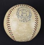 Babe Ruth & Lou Gehrig Dual Signed 1927 Ban Johnson Baseball
