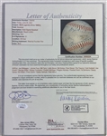 Hall of Fame Autographed Baseball 2 From Bill Dickey Collection w/Foxx DiMaggio & Hornsby