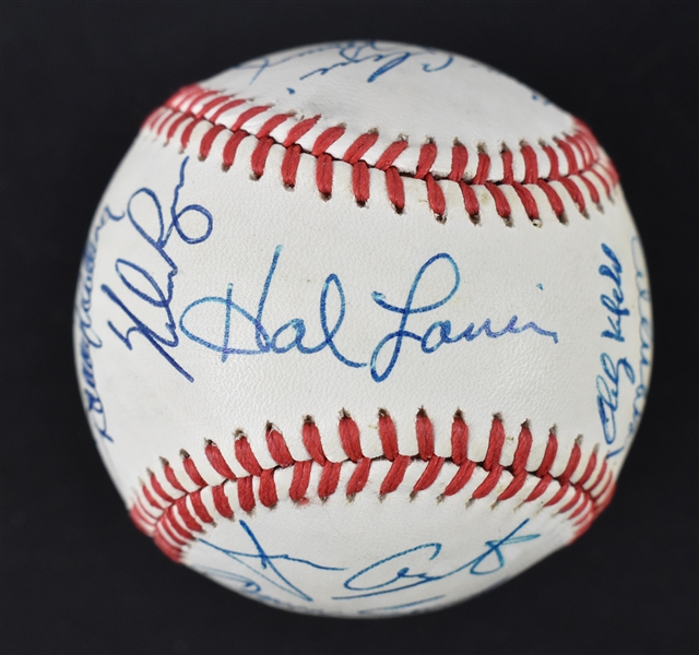 Houston Astros Team Signed Baseball  w/Yogi Berra & Nolan Ryan