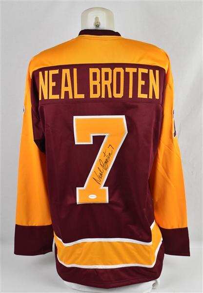 Neal Broten Autographed Minnesota Gophers Jersey