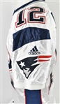 Tom Brady 2000 New England Patriots Game Worn Rookie Road Jersey