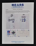 Robin Yount 1993 Milwaukee Brewers Game Used Jersey w/Dave Miedema & MEARS LOA