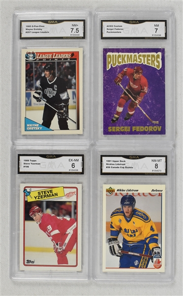 Collection of Graded Hockey Cards