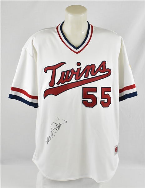 Mark Redman Minnesota Twins Autographed Throwback Jersey