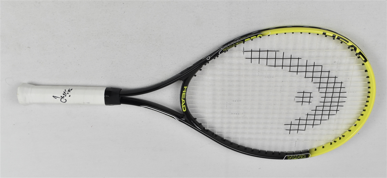 Justine Henin Autographed Tennis Racket