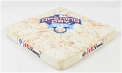 Joe Mauer Signed 2005 Opening Day Game Used Base MLB 