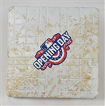 2015 Opening Day Game Used Base (Paul Molitor 1st Game as Twins Manager) MLB 