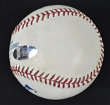 Joe Mauer Autographed Game Used Baseball MLB
