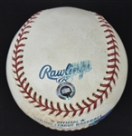 Joe Mauer Autographed Game Used Baseball MLB