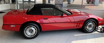 Kirby Puckett 1996 Retirement Corvette w/Low Miles & Very Large Puckett Signature on Hood