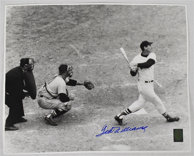 Ted Williams Autographed 16x20 Photo