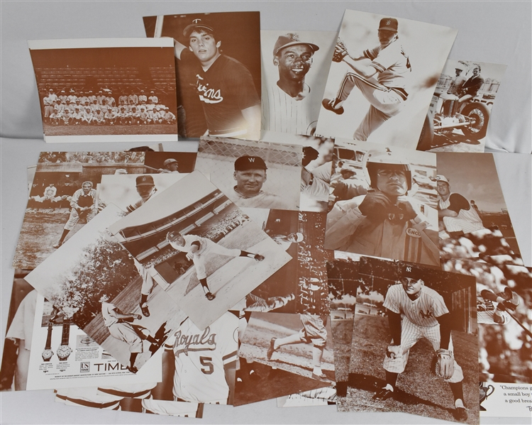 Collection of Sepia Toned Baseball Photos
