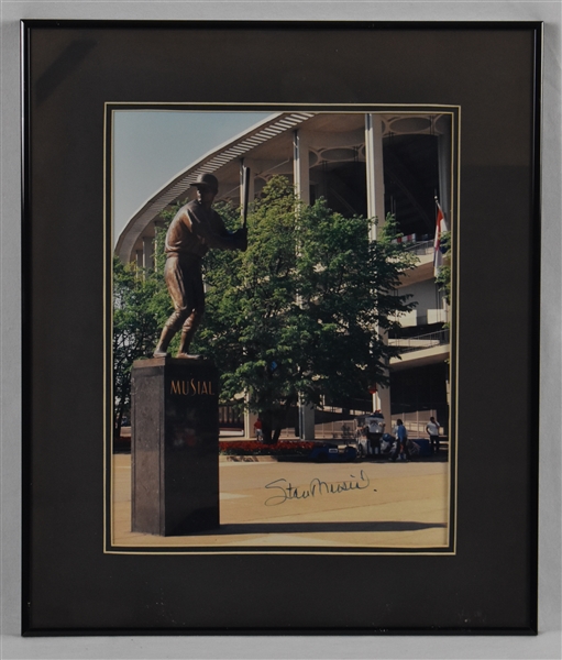 Stan Musial Autographed Framed Photo