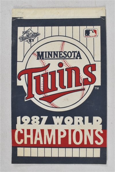 Minnesota Twins 1987 World Series Pennant 