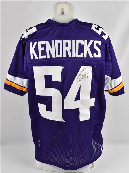 Eric Kendricks Autographed Minnesota Vikings Home Purple Jersey