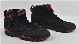 Michael Jordan 1992 Chicago Bulls Game Used NBA Playoffs Nike VII Shoes w/Sports Investors LOA