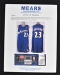 Michael Jordan 2002-03 Washington Wizards Game Used Jersey w/Dave Miedema & MEARS LOA's