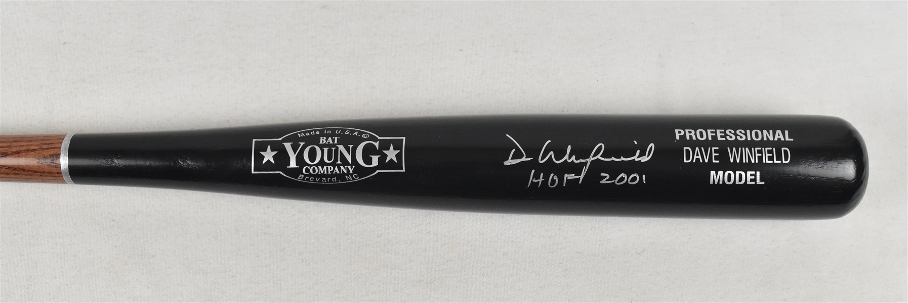Dave Winfield Autographed & Inscribed HOF Bat