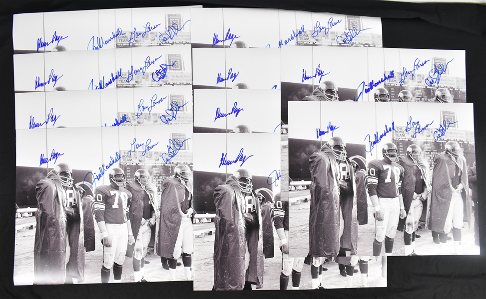 Purple People Eaters Lot of 10 Autographed 16x20 Sideline Photos