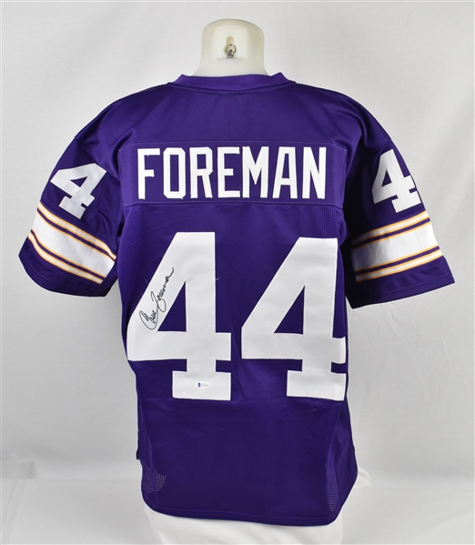 Chuck Foreman Autographed Minnesota Vikings Jersey